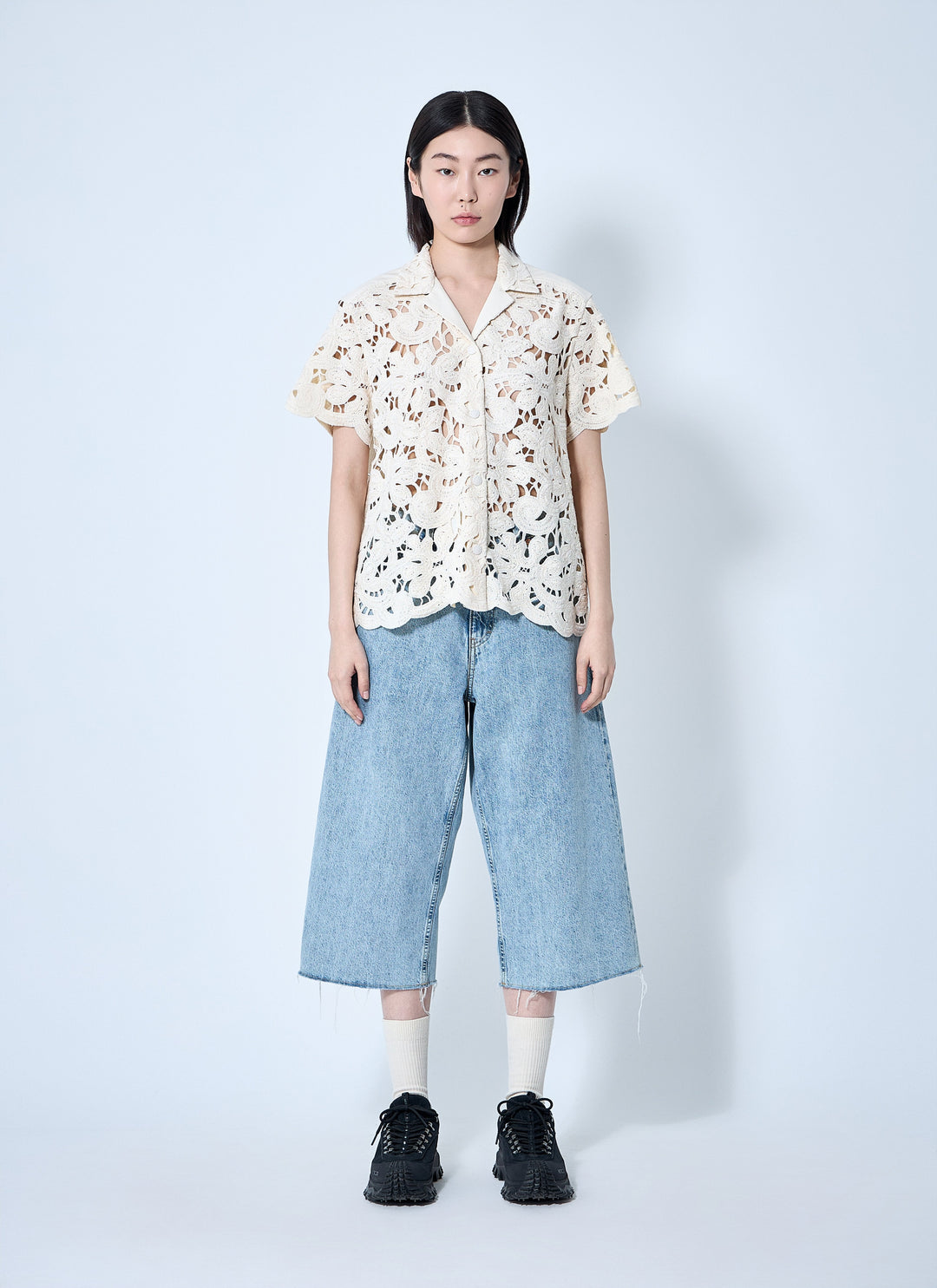 Moncler Women Short Sleeve Button-Down Shirt