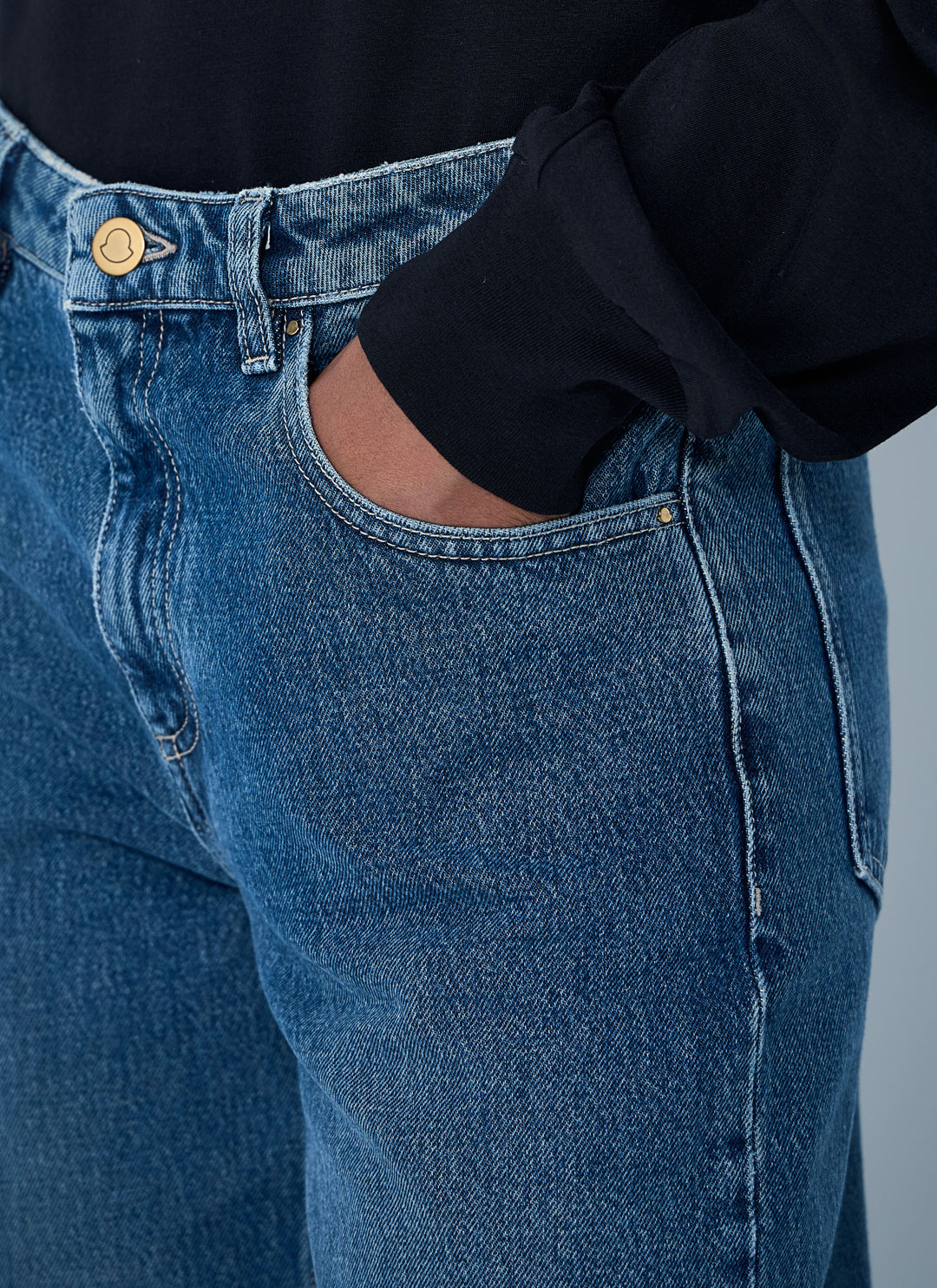 Moncler Women Five-Pocket Jeans