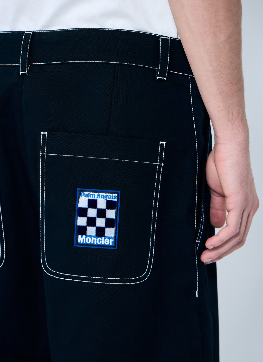 8 Moncler Palm Angels Men Wide-Leg Pants