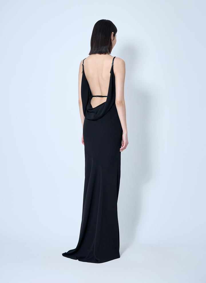 Mugler Women Crepe Maxi Dress
