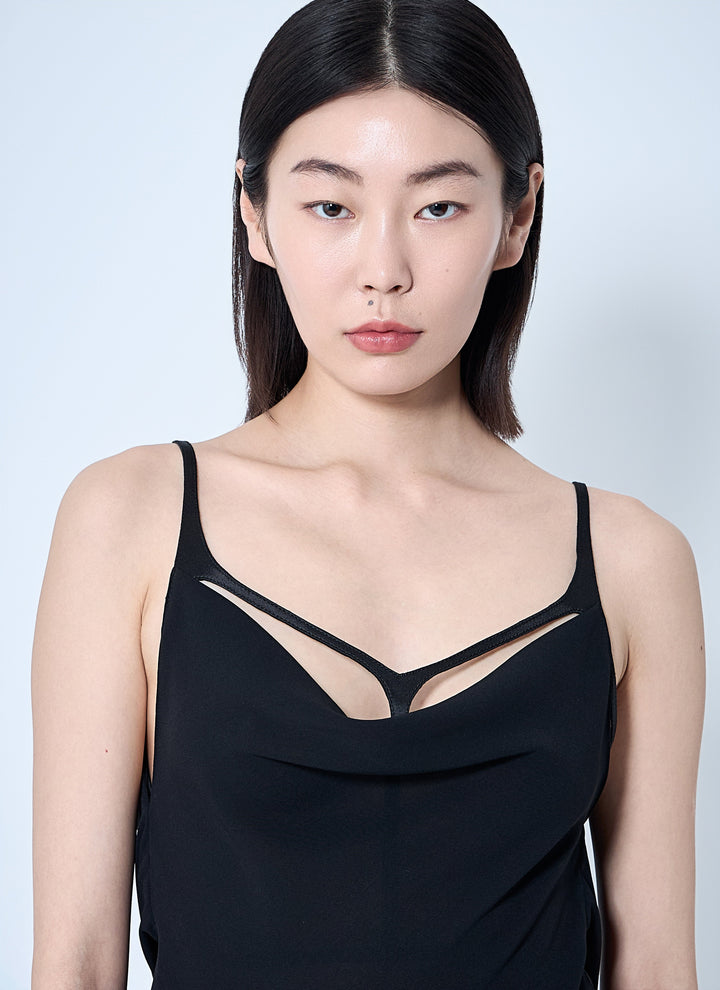 Mugler Women Crepe Maxi Dress