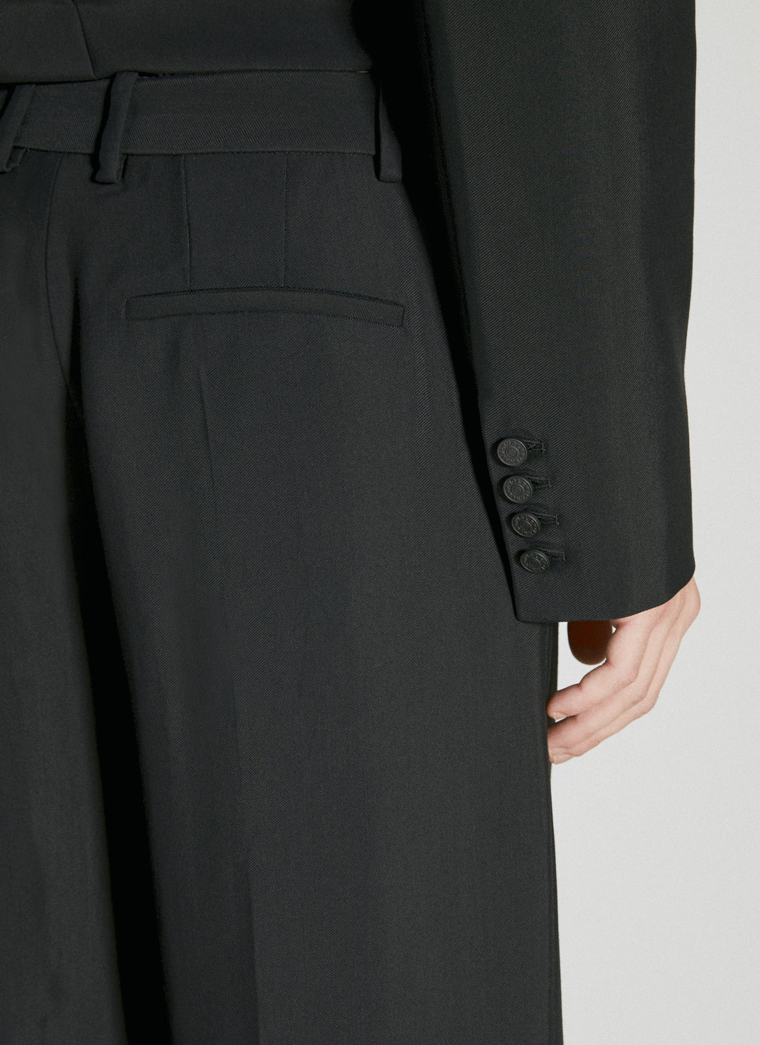 Mugler Men Cut-Out Tailored Pants