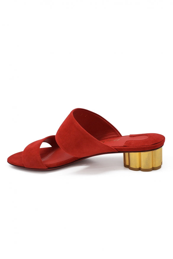 Salvatore Ferragamo Women Suede Mules