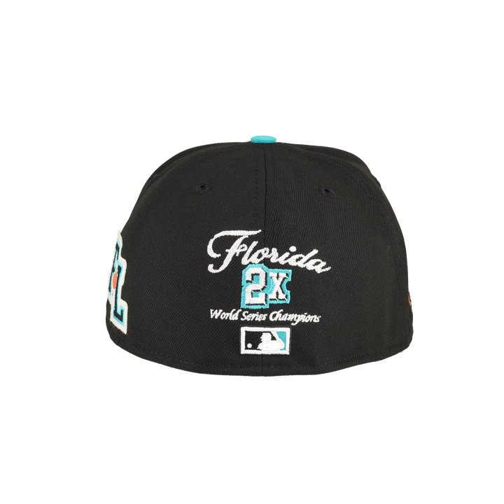 Florida Marlins Letterman Collection 59Fifty Fitted Hat