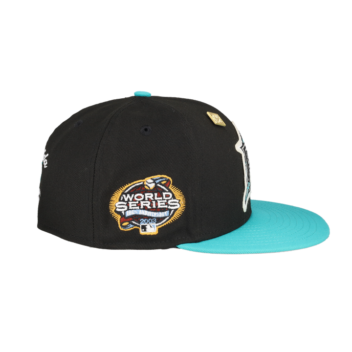 Florida Marlins Letterman Collection 59Fifty Fitted Hat