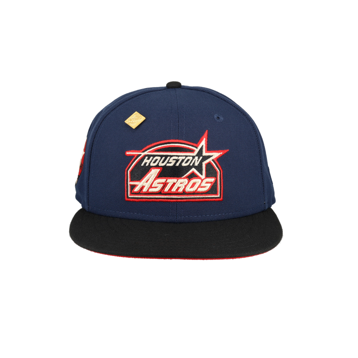 Houston Astros Midnight Crimson Collection 35 Great Years Fitted Hat