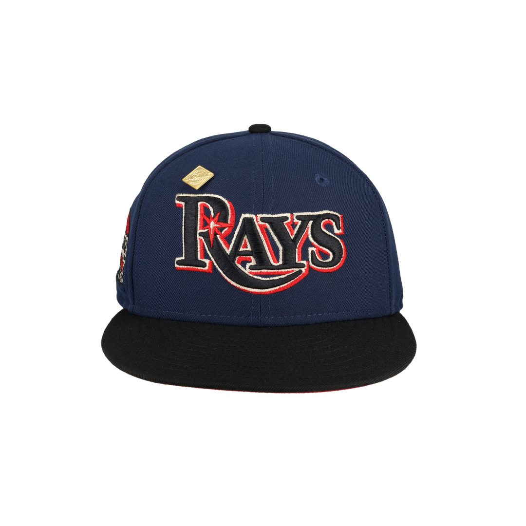 Tampa Bay Rays Midnight Crimson Collection Tropicana Field Fitted Hat