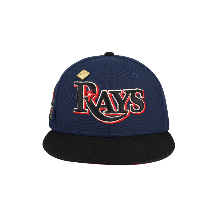 Tampa Bay Rays Midnight Crimson Collection Tropicana Field Fitted Hat