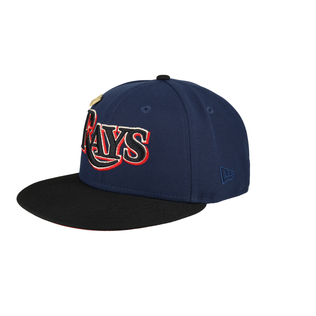 Tampa Bay Rays Midnight Crimson Collection Tropicana Field Fitted Hat