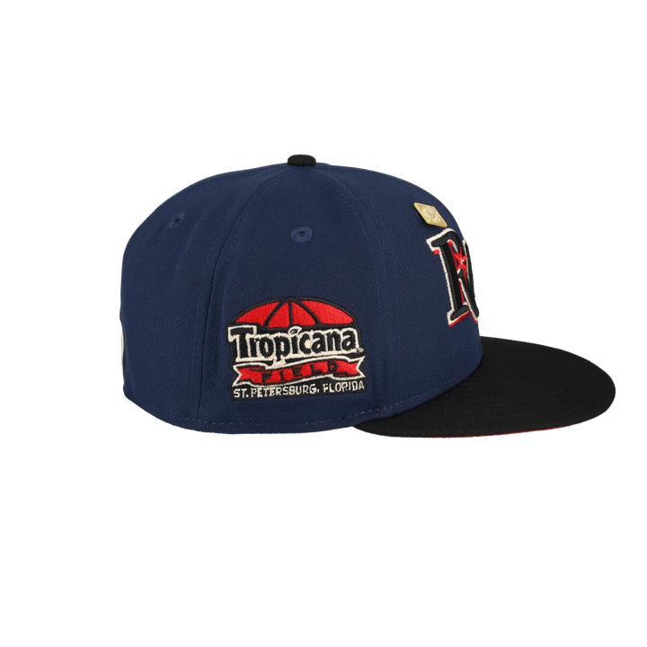 Tampa Bay Rays Midnight Crimson Collection Tropicana Field Fitted Hat