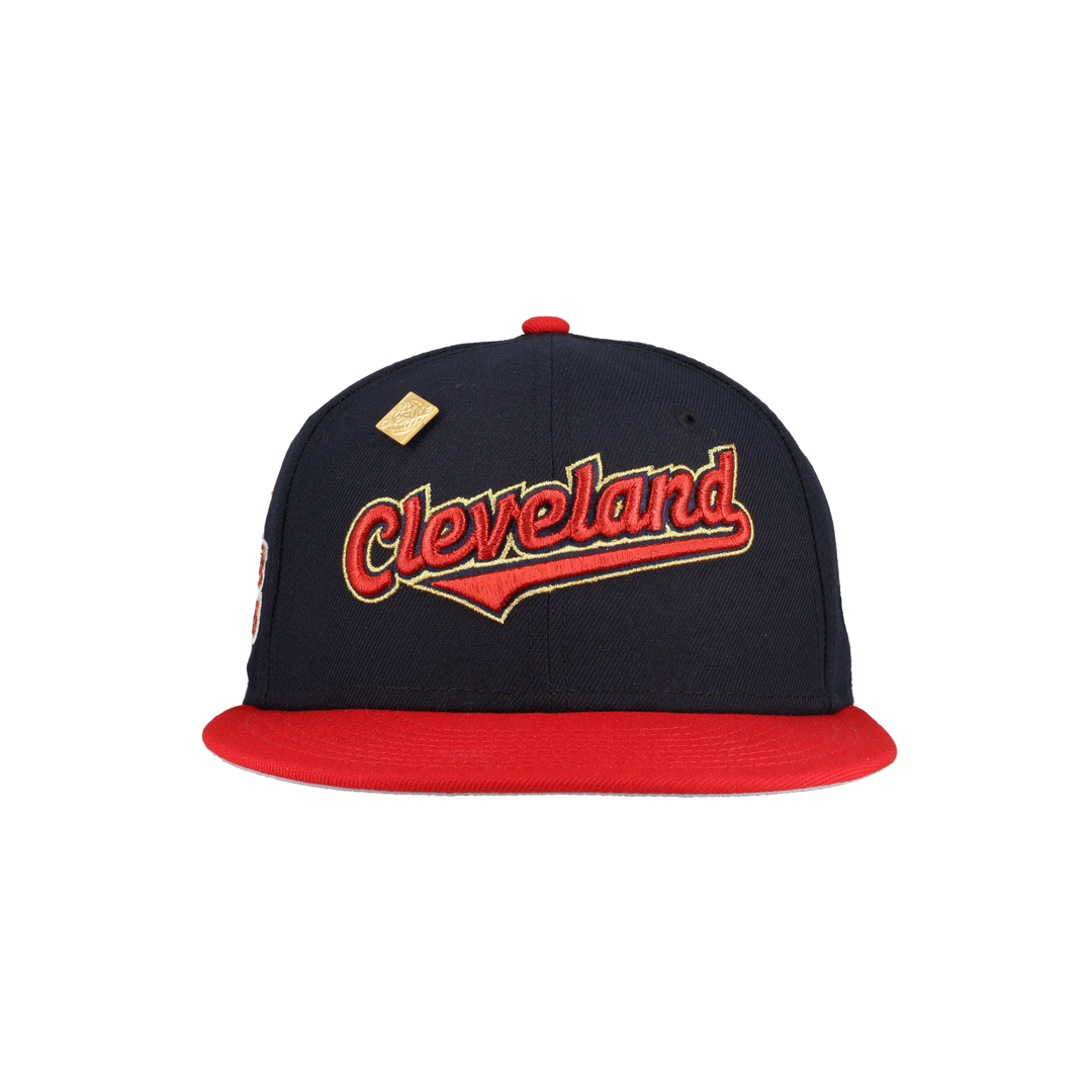 Cleveland Indians Navy 1995 Champions Patch 59Ffity Fitted Hat