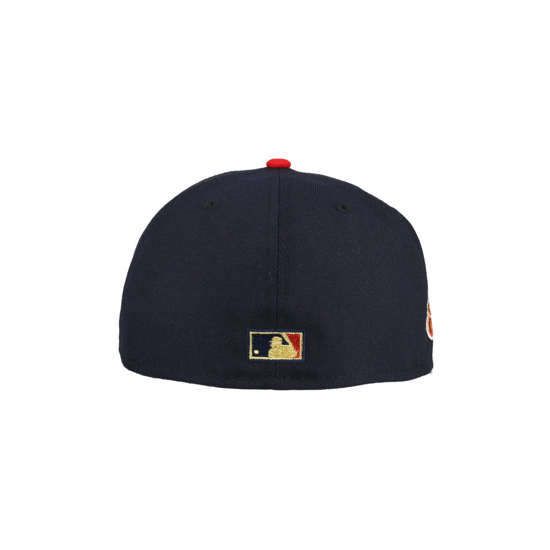 Cleveland Indians Navy 1995 Champions Patch 59Ffity Fitted Hat