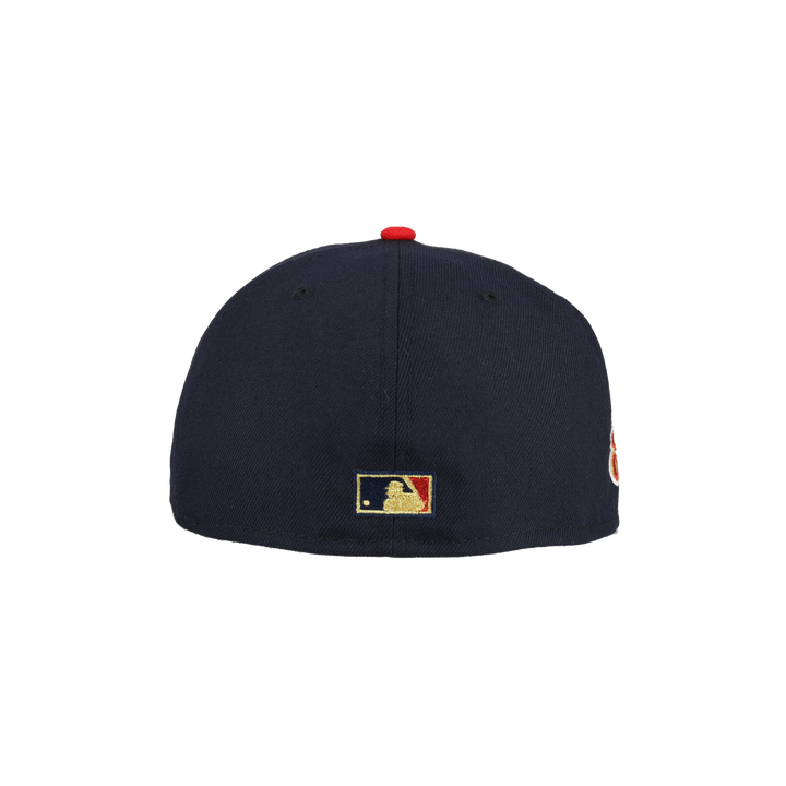 Cleveland Indians Navy 1995 Champions Patch 59Ffity Fitted Hat
