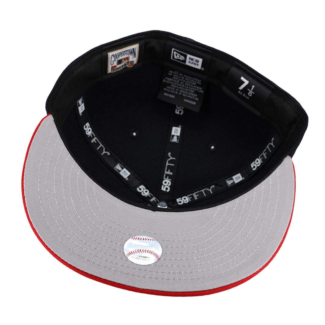 Cleveland Indians Navy 1995 Champions Patch 59Ffity Fitted Hat