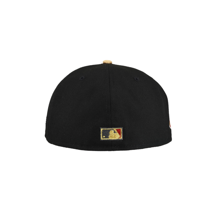 Cleveland Indians Black 1995 Champions Patch 59Ffity Fitted Hat
