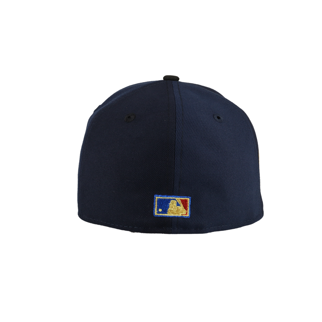 New York Yankees Navy Pinwheel 1962 World Series Patch 59Fifty Fitted Hat