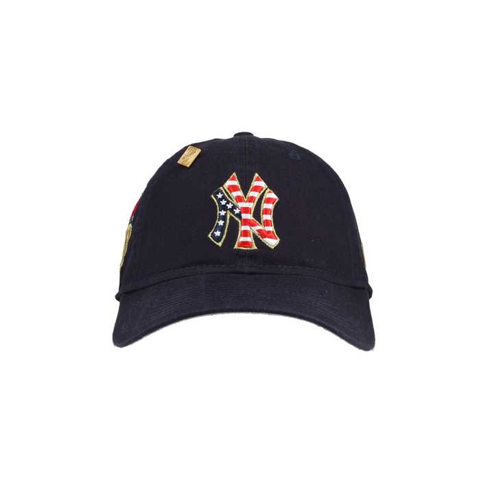 New York Yankees USA Side Patch New Era 9Twenty Dad Hat (Navy)