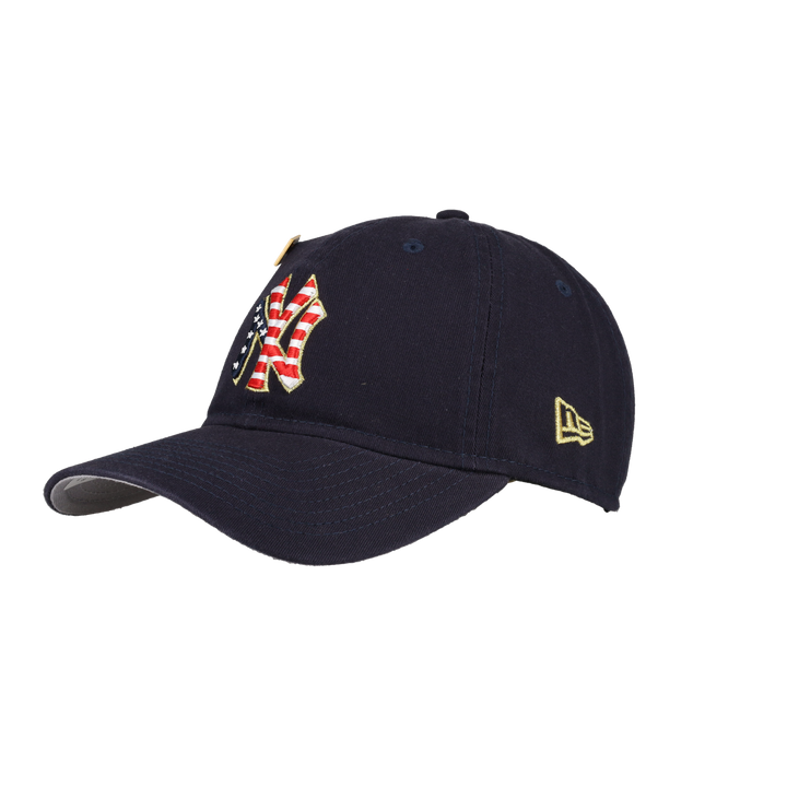 New York Yankees USA Side Patch New Era 9Twenty Dad Hat (Navy)