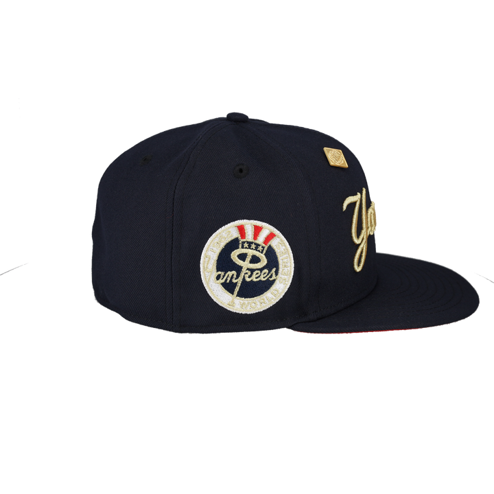 New York Yankees Script Logo 1962 World Series Patch 59Fifty Fitted Hat