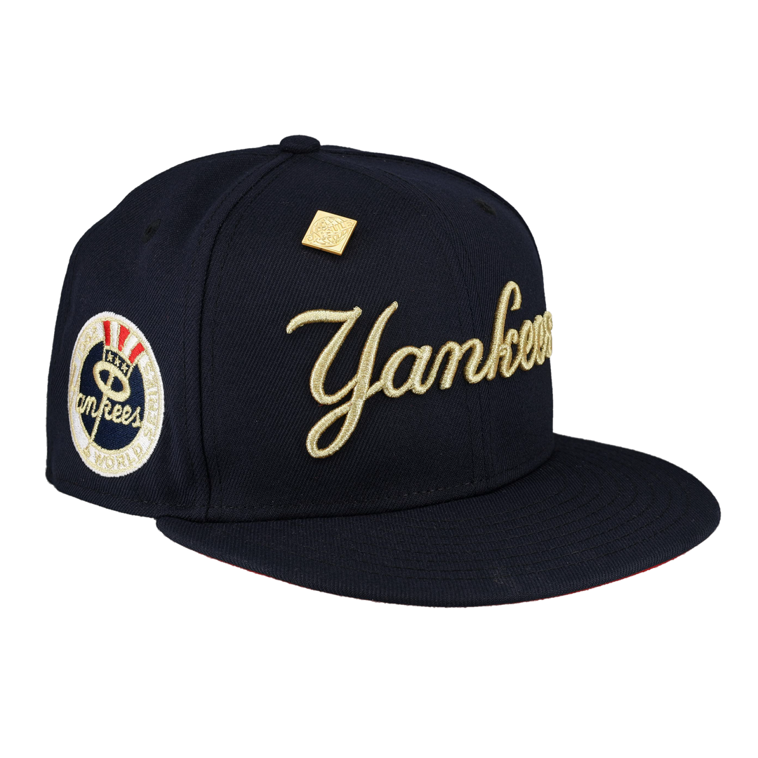 New York Yankees Script Logo 1962 World Series Patch 59Fifty Fitted Hat