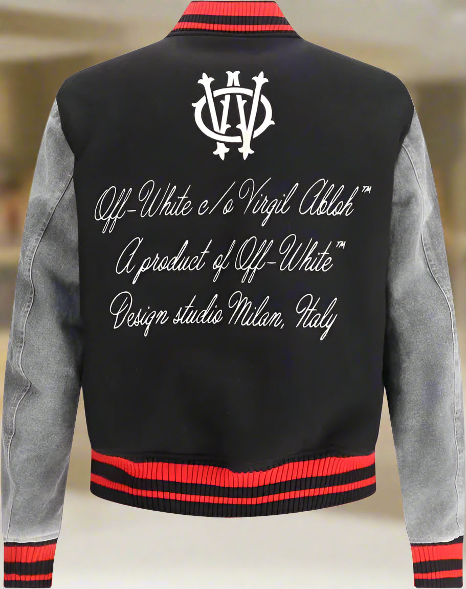 Varsity jacket with embroidery 