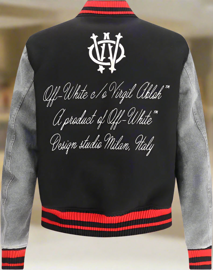 Varsity jacket with embroidery 