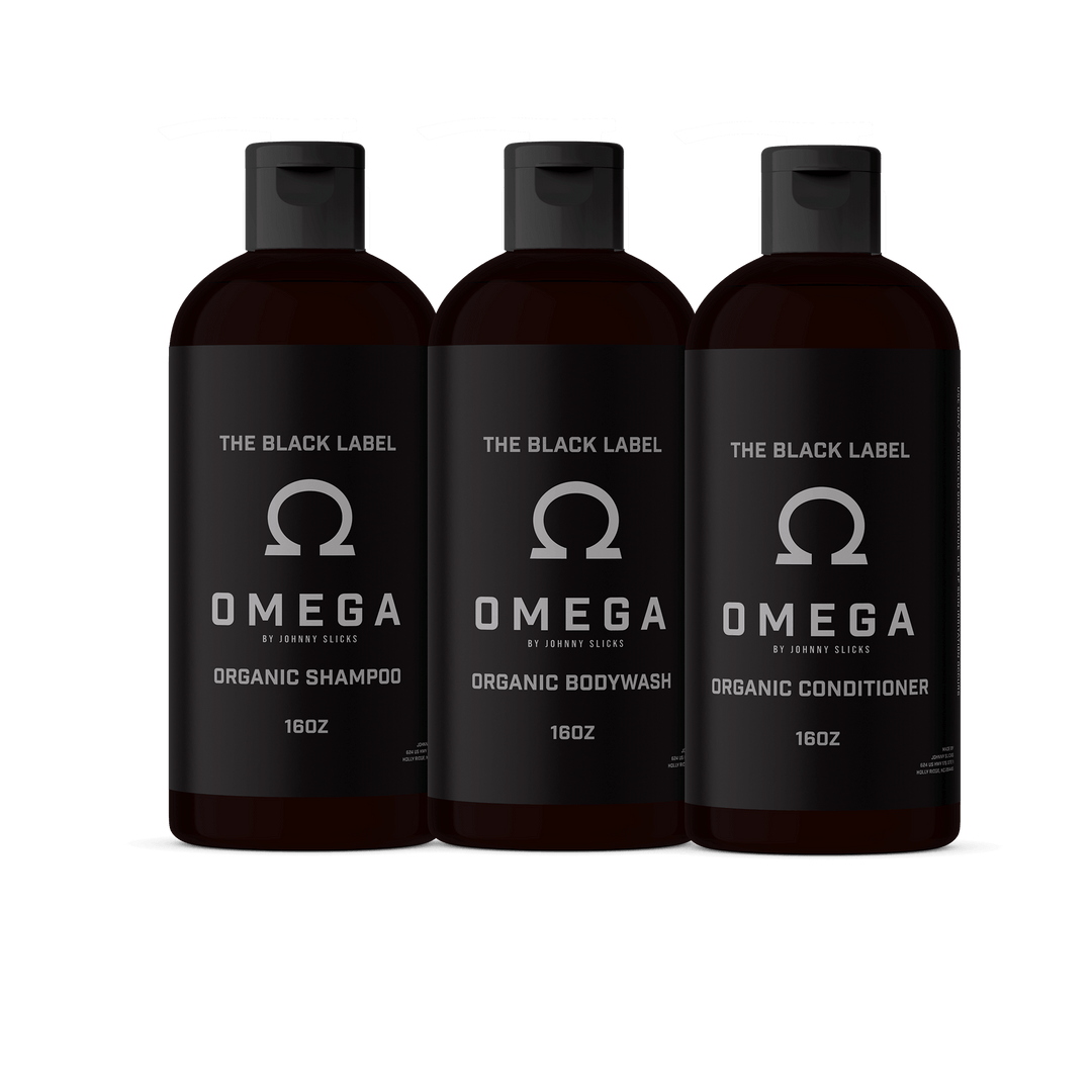 Black Label Shower Set