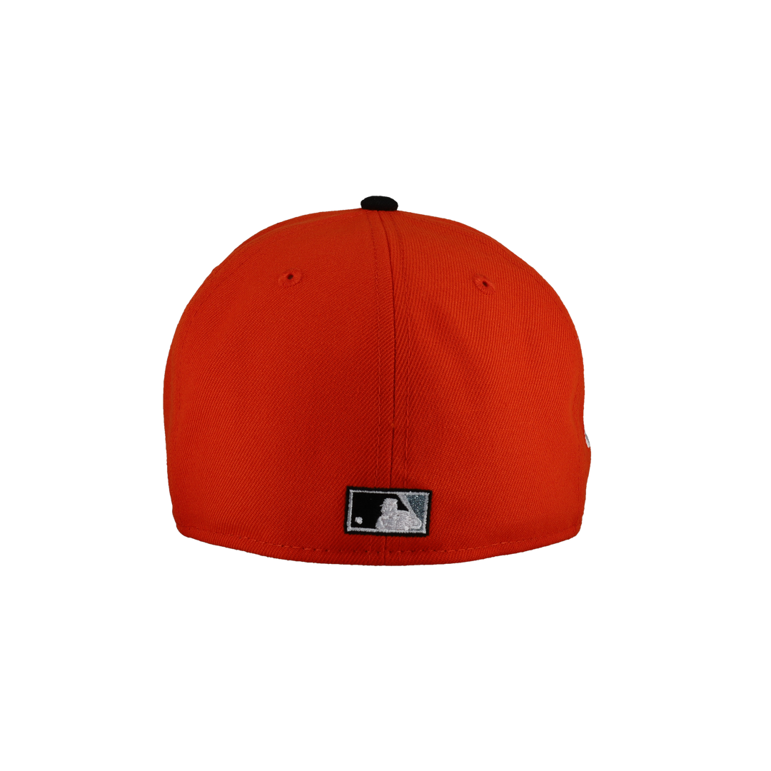 Anaheim Angels 40th Season Patch Orange 59Fifty Fitted Hat