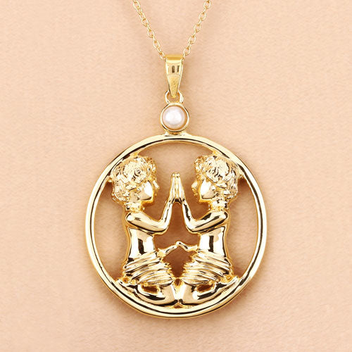 0.45 Carat Genuine Pearl .925 Sterling Silver Pendant