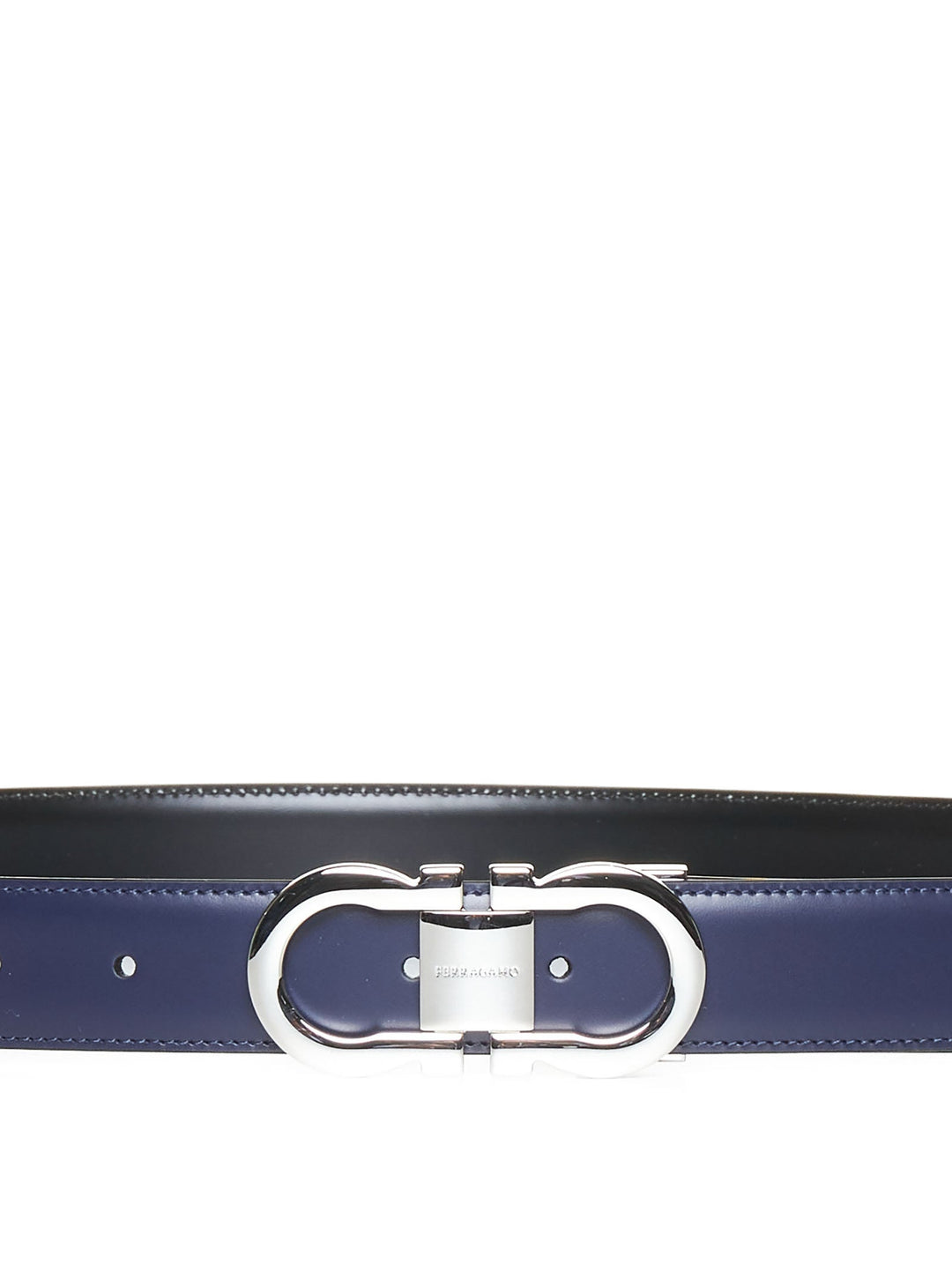 Ferragamo Men Gancini Leather Reversible Belt