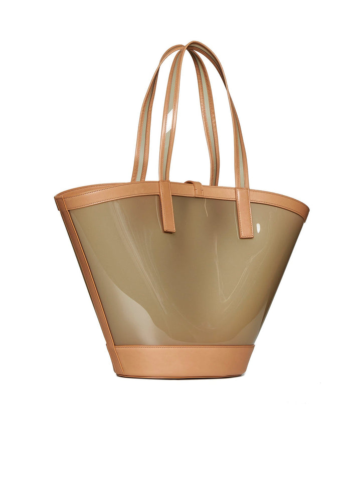 Saint Laurent Women Vinyl Panier Medium Bag