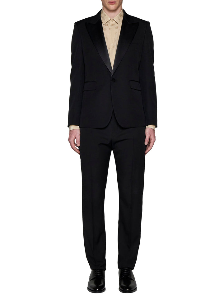 Saint Laurent Men Grain De Poudre Tuxedo Jacket