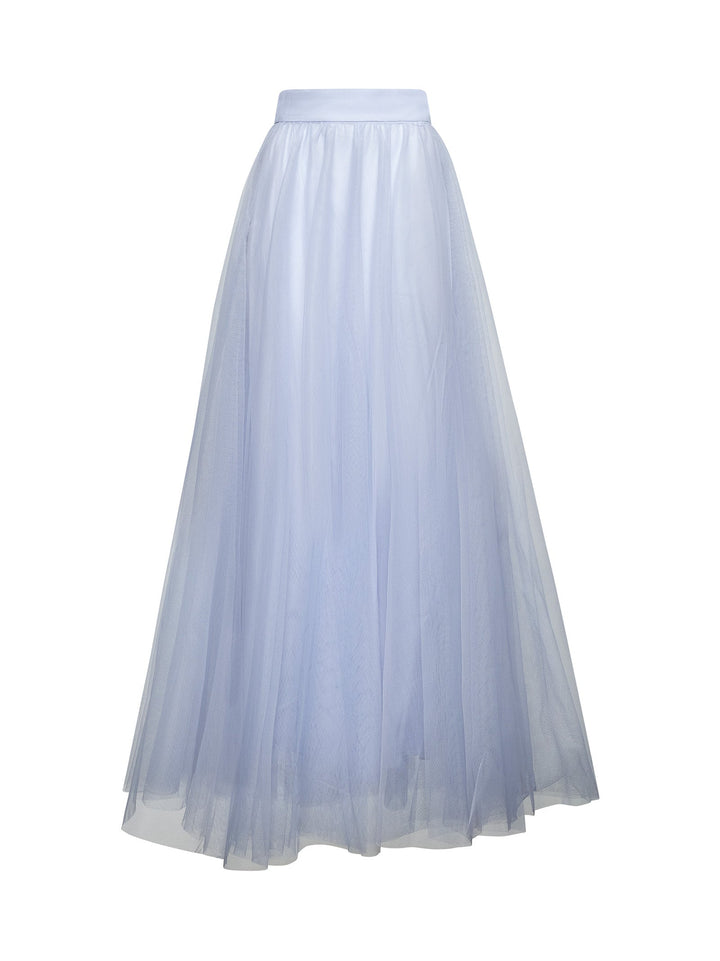 Zimmermann Women Light Blue Tulle Maxi Skirt