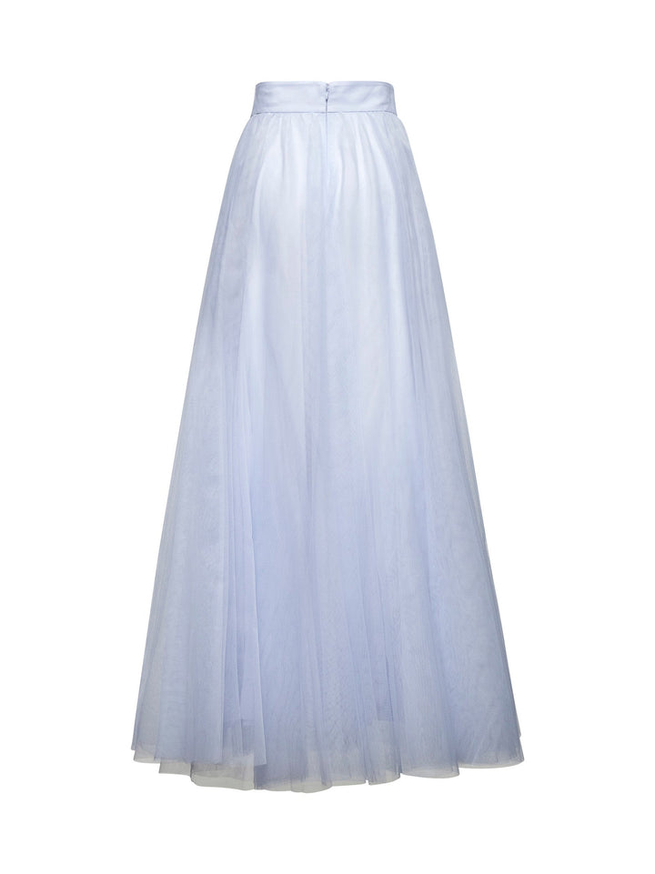 Zimmermann Women Light Blue Tulle Maxi Skirt