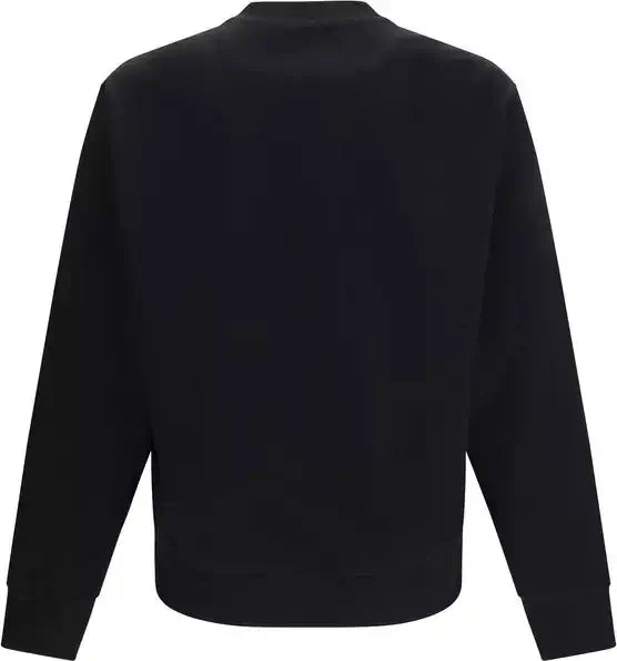 Black sweatshirt on a white background