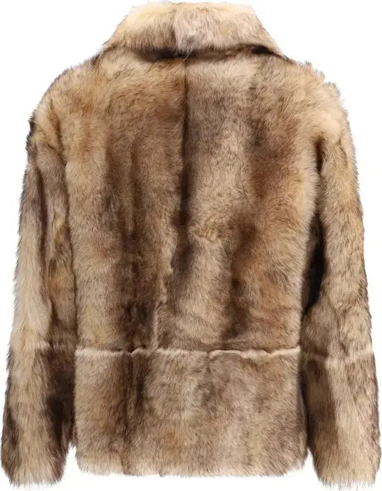 P.A.R.O.S.H. Beige women's Reversible Sheepskin Jacket | STORE 7994
