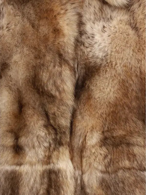 Close-up of brown fur texture