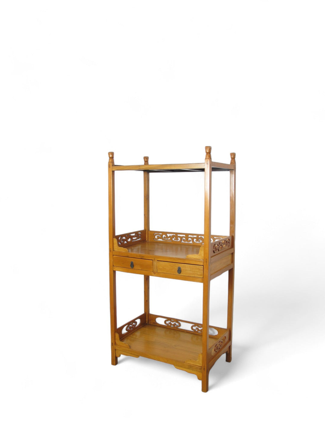Pair Antique Chinese Etagere