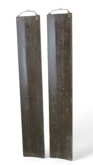 Pair Black Door Plaque
