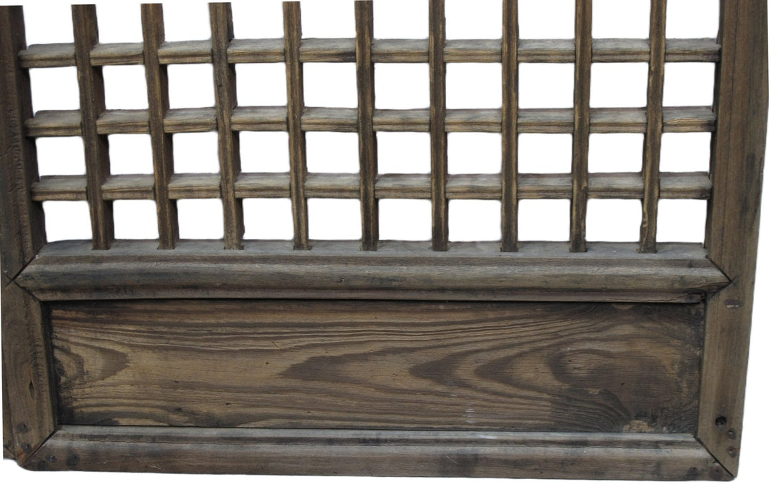 Pair of Antique Chinese Latticed Screen Panel 2
