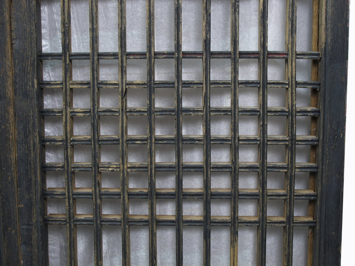 Pair of Vintage Chinese Latticed Screen Panel 3