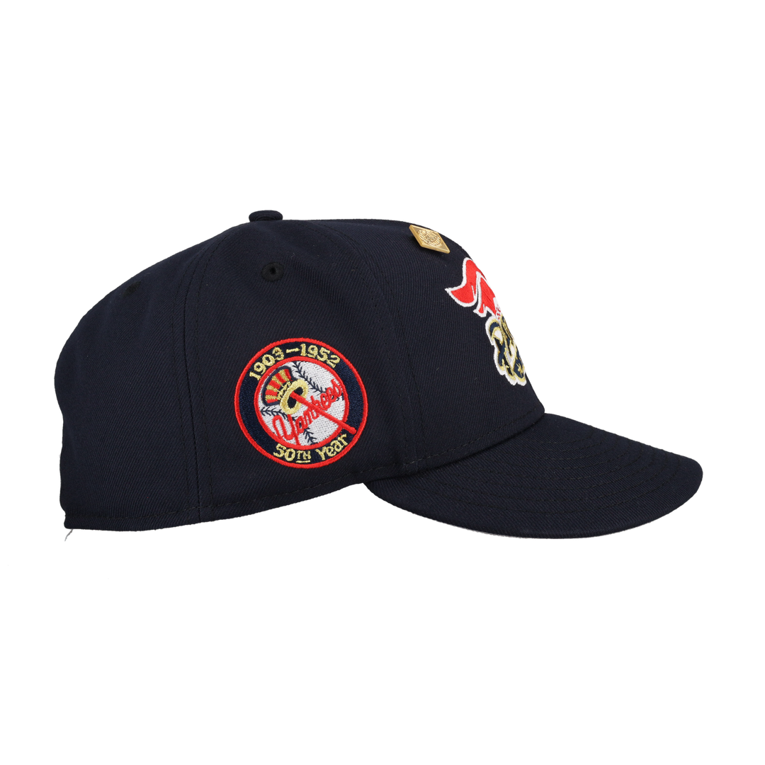 Somerset Patriots Navy 75th Year New Era 59Fifty Fitted Hat