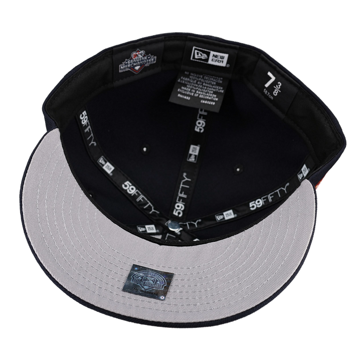 Somerset Patriots Navy 75th Year New Era 59Fifty Fitted Hat