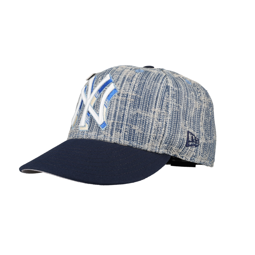 New York Yankees Distressed Denim 50th Season Patch 59Fifty Fitted Hat