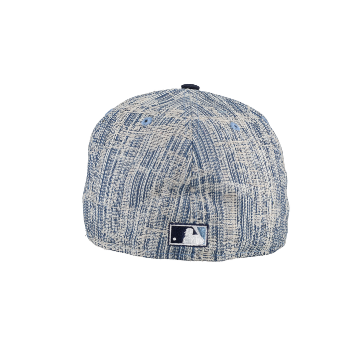 New York Yankees Distressed Denim 50th Season Patch 59Fifty Fitted Hat