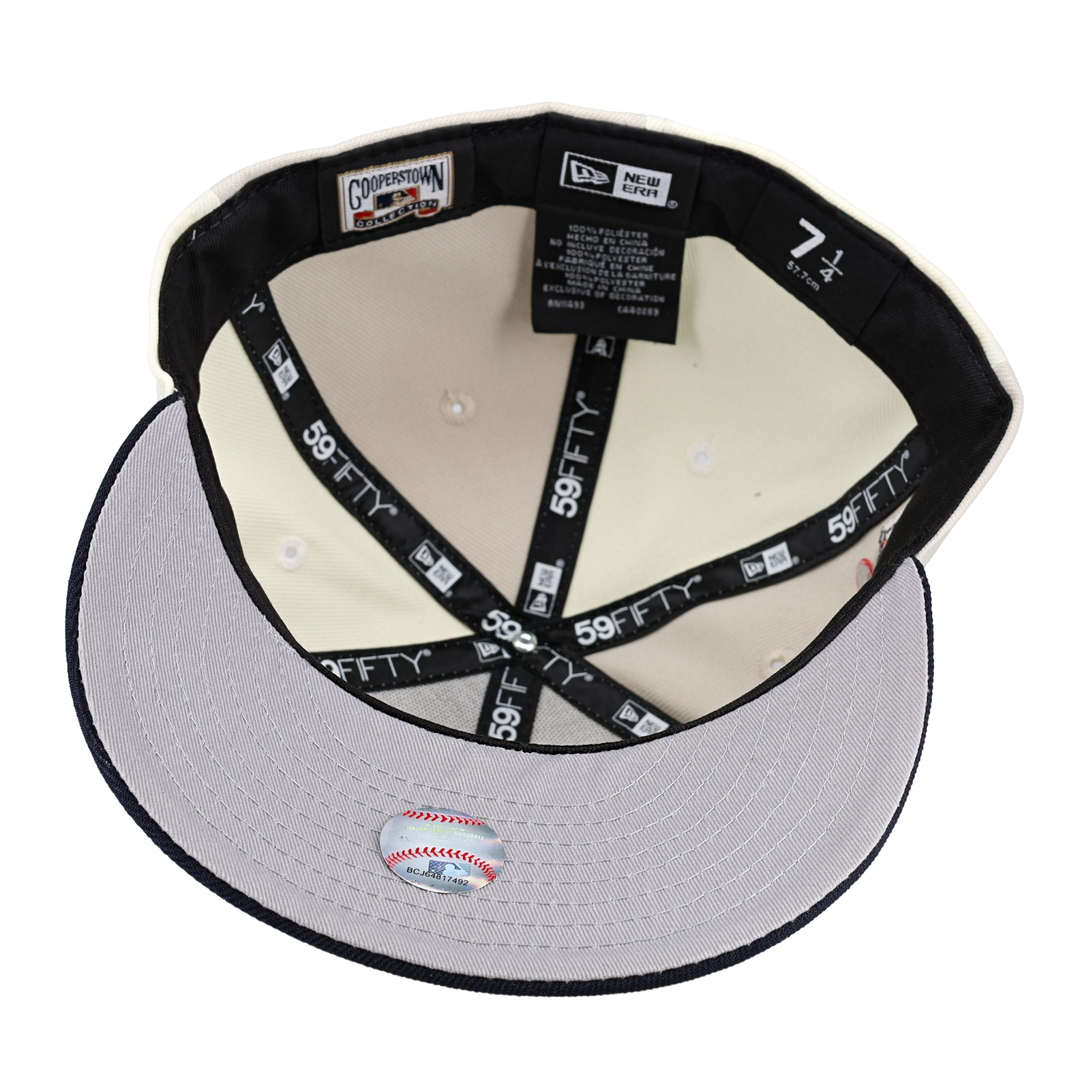 Cleveland Indians Chrome Stone Pinwheel Collection Inaugural Season Fitted Hat