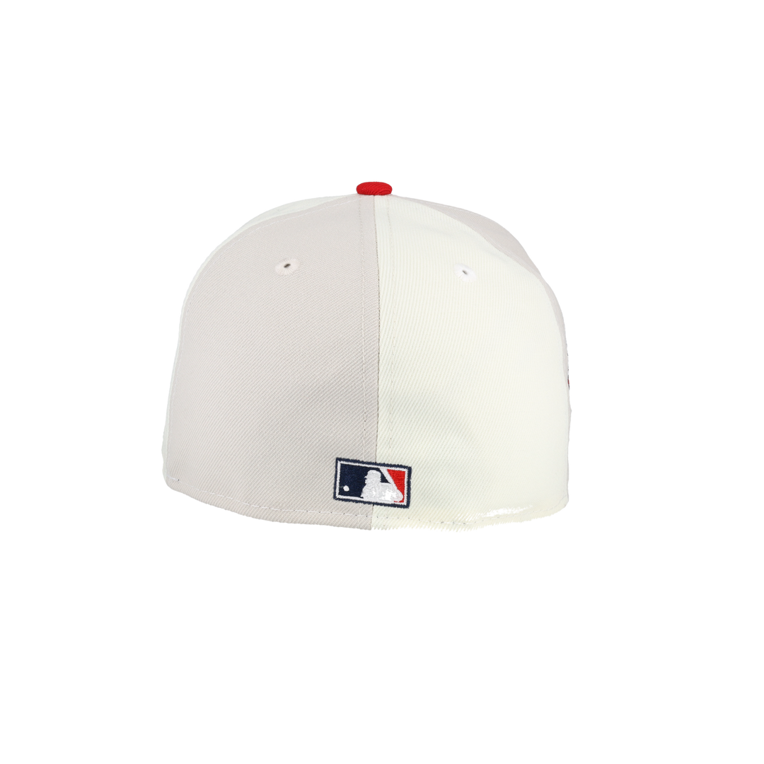 Cleveland Indians Chrome Stone Pinwheel Collection Inaugural Season Fitted Hat