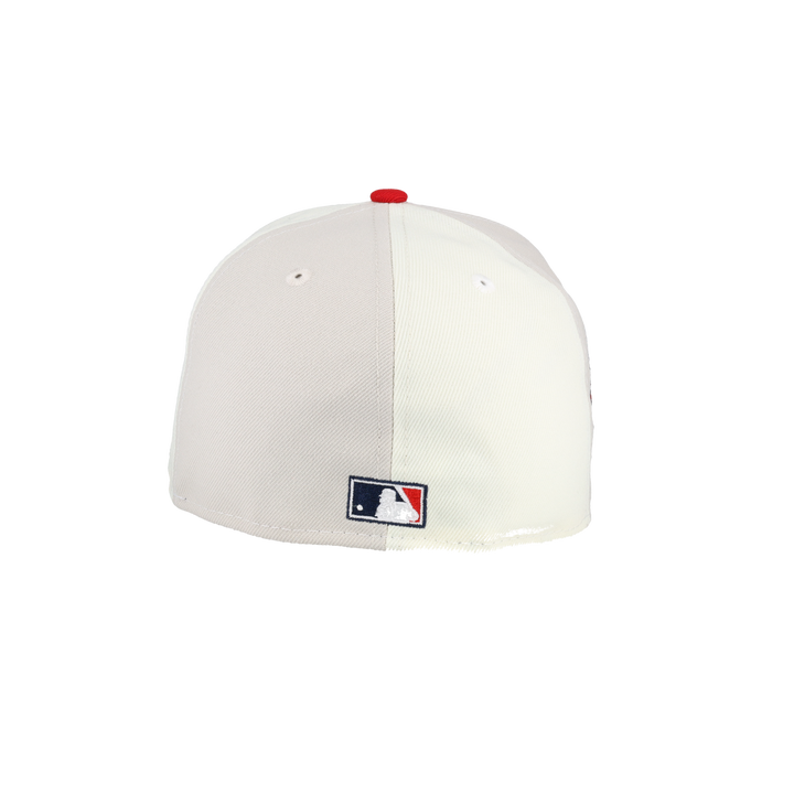 Cleveland Indians Chrome Stone Pinwheel Collection Inaugural Season Fitted Hat