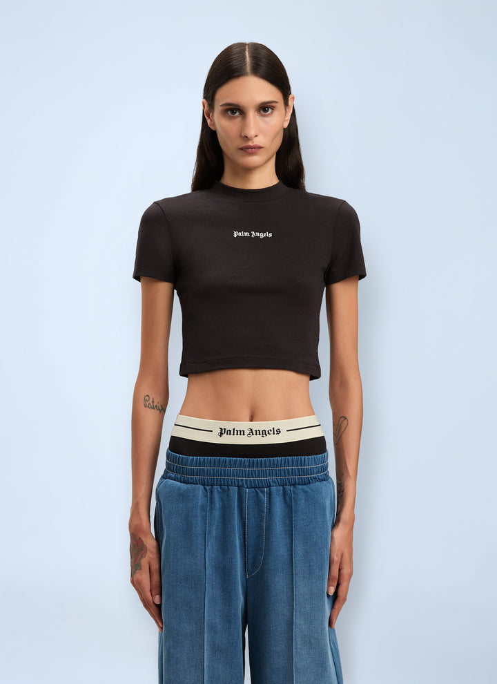 Palm Angels Women Logo Motif T-Shirt