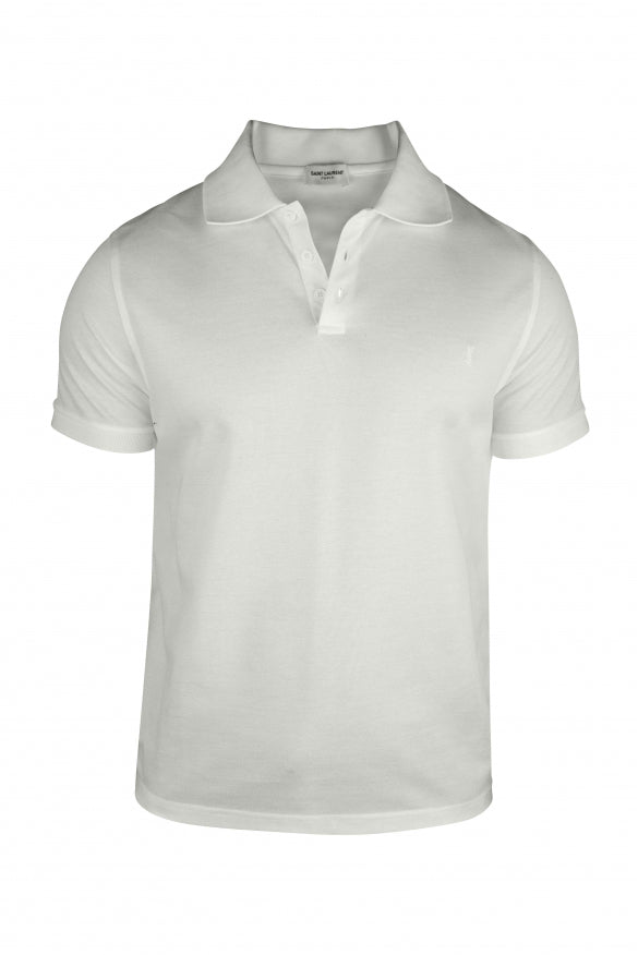 Saint Laurent Men Cassandre Polo Shirt